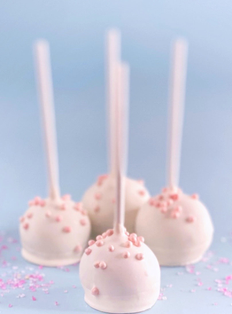 White Almond Cake Pop  Moonlight Cakes