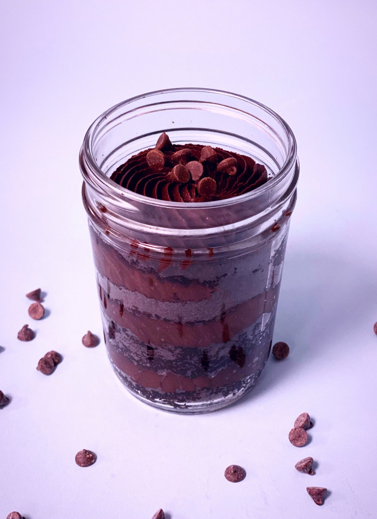Double Trouble Cake in a Jar